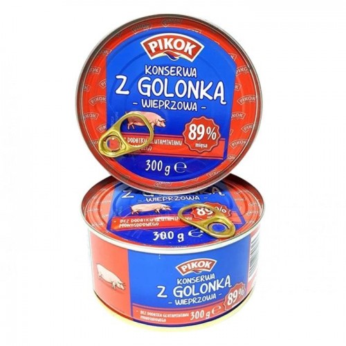 Консерва мясная Pikok z Golonka Wieprzowa 89% мяса 300 г Консерва мясная Pikok z Golonka Wieprzowa 89% мяса 300 г