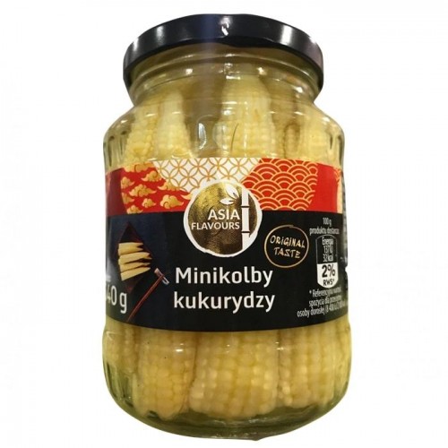 Консервированная кукуруза Asia Flavours целая 340 г Консервированная кукуруза Asia Flavours целая 340 г
