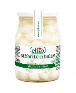 Консервированный лук Efko Stribrite cibulky 330г Консервированный лук Efko Stribrite cibulky 330г