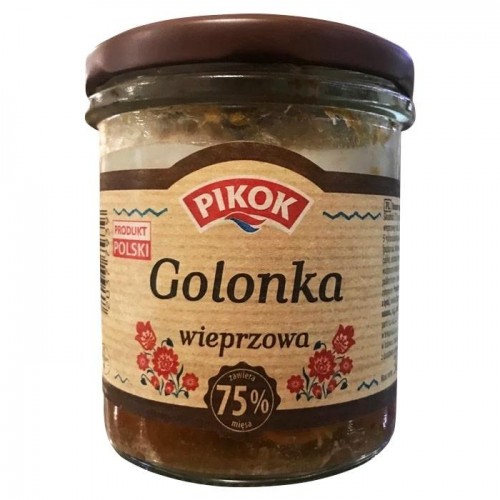 Консервированная тушенка Pikok Golonka wieprzowa 75% мяса 300 г Консервированная тушенка Pikok Golonka wieprzowa 75% мяса 300 г