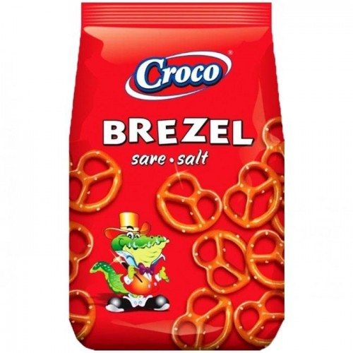 Крекер Croco brezel соленый 80г Крекер Croco brezel соленый 80г