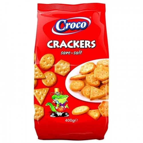 Крекер Croco crackers соленый 400 г Крекер Croco crackers соленый 400 г