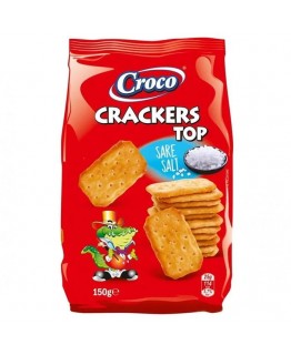 Крекер Croco crackers top соленый 150 г Крекер Croco crackers top соленый 150 г