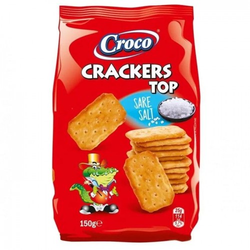 Крекер Croco crackers top соленый 150 г Крекер Croco crackers top соленый 150 г
