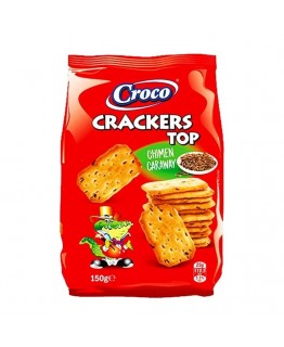 Крекер Croco crackers top с тмином 150 г Крекер Croco crackers top с тмином 150 г