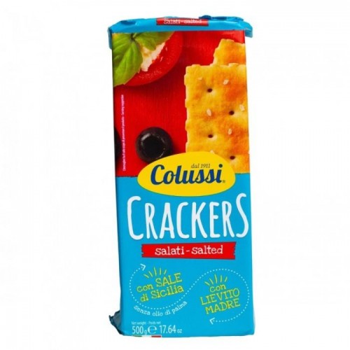 Крекеры Colussi Crackers соленые 500г Крекеры Colussi Crackers соленые 500г