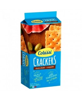 Крекеры Colussi Crackers цельнозерновые 500г Крекеры Colussi Crackers цельнозерновые 500г