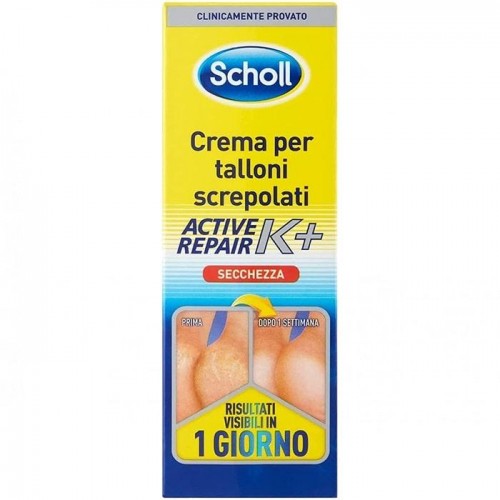 Крем Scholl K+ для восстановления потрескавшихся пяток 60 мл Крем Scholl K+ для восстановления потрескавшихся пяток 60 мл