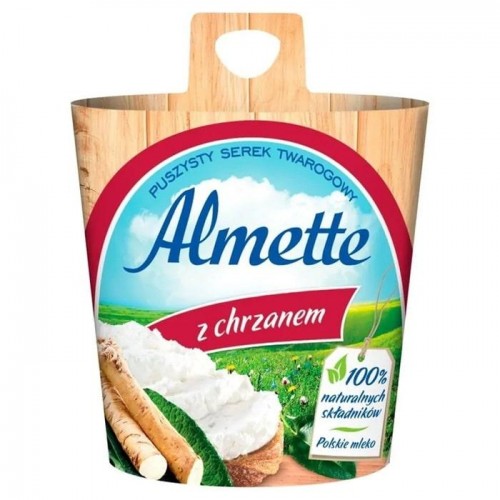 Крем-сир Hochland Almette з хріном 150 г Крем-сир Hochland Almette з хріном 150 г