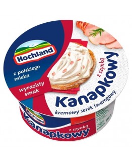 Крем-сыр Hochland с ветчиной 130 г Крем-сыр Hochland с ветчиной 130 г