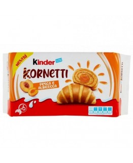 Круассан с персиком и абрикосом Kinder Kornetti 252 г