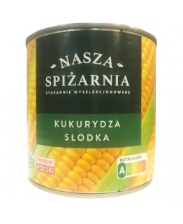 Кукуруза консервированная Nasza spizarnia 340 г Кукуруза консервированная Nasza spizarnia 340 г