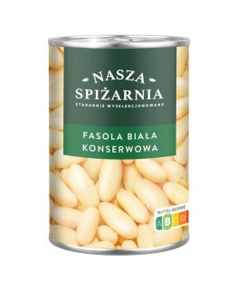 Фасоль белая Nasza spizarnia 400г Фасоль белая Nasza spizarnia 400г