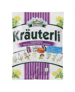 Леденцы Bermont Krauterli бузина, без сахара 125 г