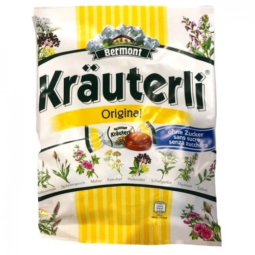 Леденцы Bermont Krauterli Orignal на травах, без сахара 125г Леденцы Bermont Krauterli Orignal на травах, без сахара 125г