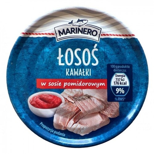 Лосось Marinero в томатном соусе 150г Лосось Marinero в томатном соусе 150г