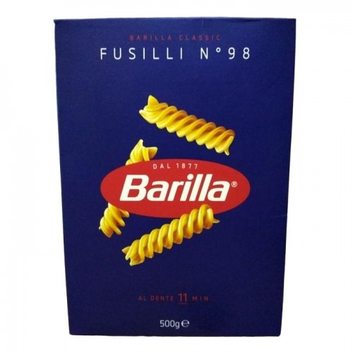 Макароны классические Barilla Fusilli 100% итальянская мука 0,5кг Макароны классические Barilla Fusilli 100% итальянская мука 0,5кг