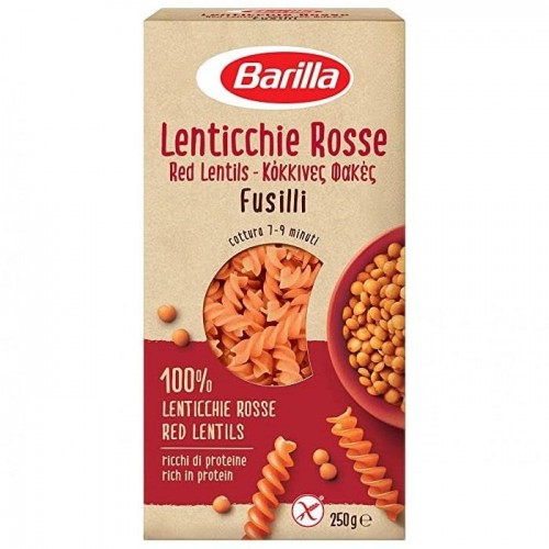 Макароны Barilla Fusilli из красной чечевицы без глютена 250г Макароны Barilla Fusilli из красной чечевицы без глютена 250г