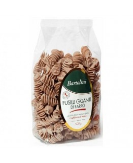 Макароны Bartolini Fusilli giganti di farro 500г