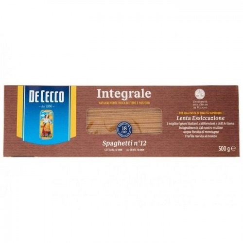 Макароны De Cecco Integrale Spaghetti 500г Макароны De Cecco Integrale Spaghetti 500г