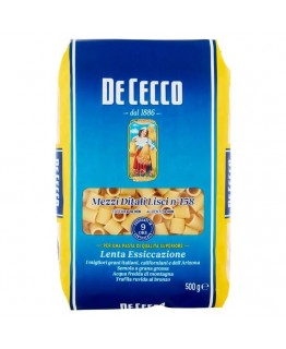 Макароны De Cecco Mezzi Ditali Lisci 500г