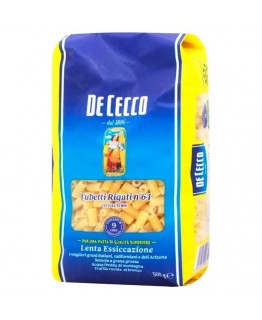 Макароны De Cecco Tubetti Rigati 500 г