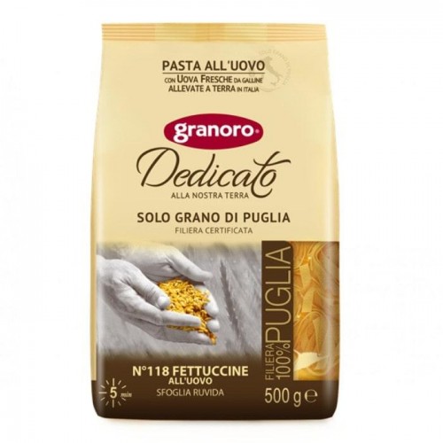Макароны гнезда яичные Granoro Fettuccine uovo №118 500г Макароны гнезда яичные Granoro Fettuccine uovo №118 500г