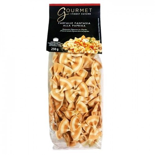Макароны Gourmet бантики с паприкой 250г Макароны Gourmet бантики с паприкой 250г