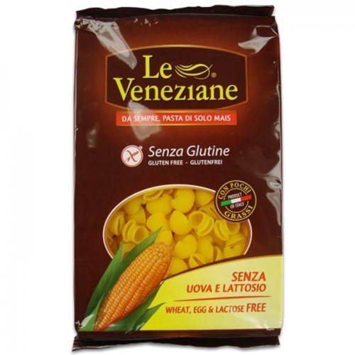 Макароны le veneziane кукурузные Pipe Rigate без глютена 250г Макароны le veneziane кукурузные Pipe Rigate без глютена 250г