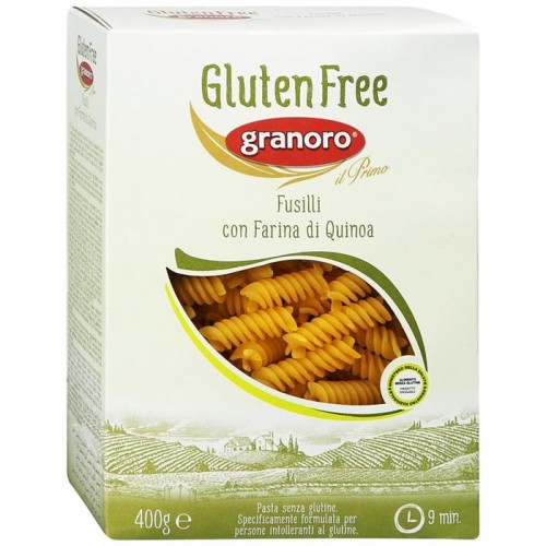 Макароны спиральки без глютена Granoro Fusilli №473 400г Макароны спиральки без глютена Granoro Fusilli №473 400г
