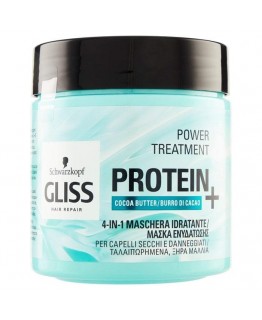 Маска для волос Schwarzkopf Gliss 4-в-1 с маслом какао 400мл Маска для волос Schwarzkopf Gliss 4-в-1 с маслом какао 400мл