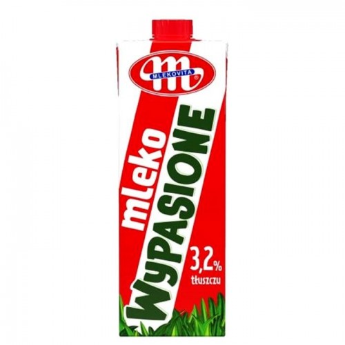 Молоко Mlekovita mleko wypasione 3.2% 1л Молоко Mlekovita mleko wypasione 3.2% 1л