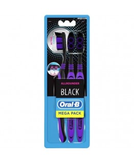 Набор зубных щеток Oral-B Black всесторонняя чистка 3 шт