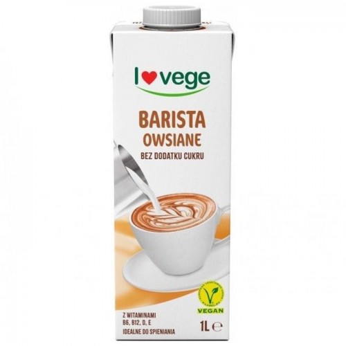 Напиток овсяный Lovege Barista без сахара 1 л Напиток овсяный Lovege Barista без сахара 1 л