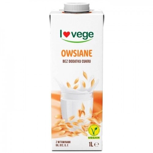 Вівсяний напій Iovege без цукру 1 л Вівсяний напій Iovege без цукру 1 л
