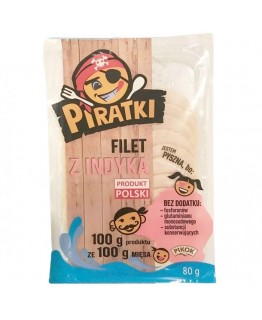Нарезка колбасы Piratki filet z indyka 80 г Нарезка колбасы Piratki filet z indyka 80 г