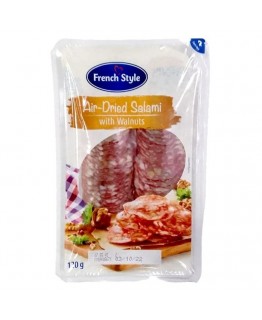 Нарезка салями French Style с грецким орехом 120г