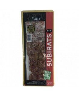 Нарезка салями Subirats Fuet extra 100г Нарезка салями Subirats Fuet extra 100г