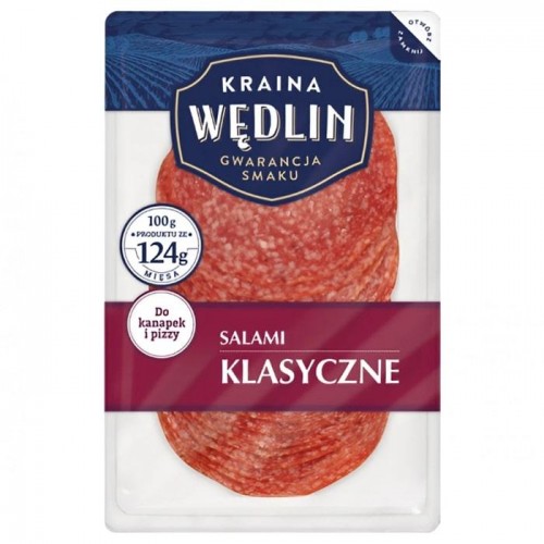 Нарезка салями Kraina Wedlin 160г Нарезка салями Kraina Wedlin 160г