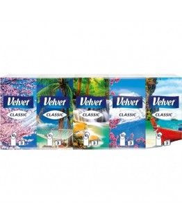 Носовые платочки Velvet 10 шт