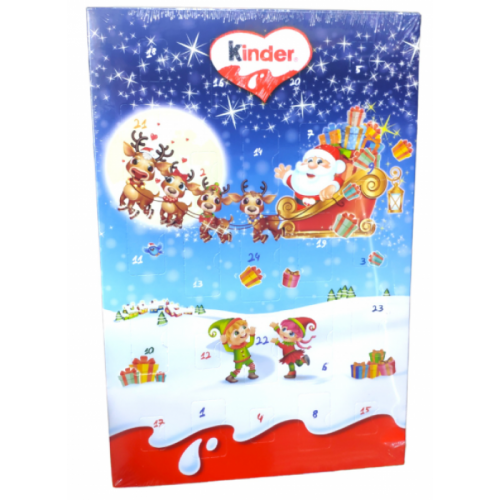 Новогодний адвент календарь Kinder Mini Mix 150г Новогодний адвент календарь Kinder Mini Mix 150г