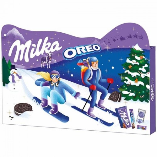 Новогодний набор Milka Oreo 182 г Новогодний набор Milka Oreo 182 г
