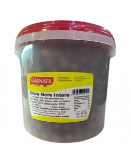 Оливки черные Granata olive nere intere в ведре 5 кг Оливки черные Granata olive nere intere в ведре 5 кг