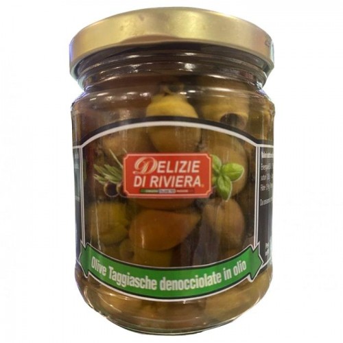 Оливки Delizie di Riviera без косточек в подсолнечном масле 195 г Оливки Delizie di Riviera без косточек в подсолнечном масле 195 г