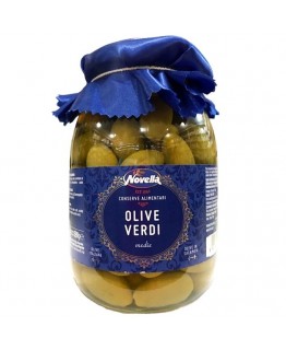Оливки Novella olive verdi с косточкой 980г Оливки Novella olive verdi с косточкой 980г