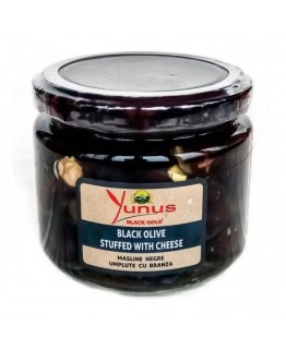 Оливки чорні Yunus фаршировані сиром 290г