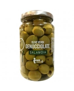 Оливки зеленые без косточки Salamoia 350 г
