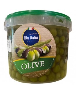 Оливки зеленые Blu Italia в ведре 5 кг