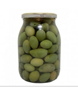 Оливки зеленые с косточкой Crespi olive bella di cerignola 1кг