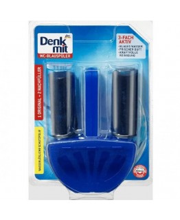 Подвесной блок Denkmit Blauspuler 3-Fach Activ для унитаза + 2 запаски 120г